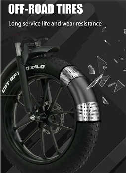 CMACEWHEEL GW20 Electric Bike 20*4.0'' Inch Fat Tires - 6