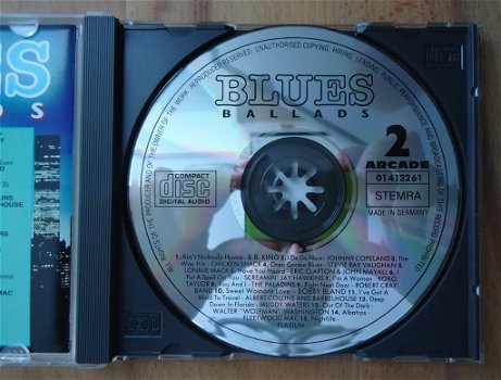 De originele verzamel-CD Blues Ballads Volume 2 van Arcade. - 6