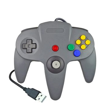 Nieuwe controller voor Nintendo 64 met lange kabel en in verschillende kleuren - 2