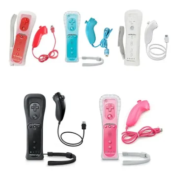 Nieuwe Draadloze controller set voor Nintendo Wii in verschillende kleuren - 0