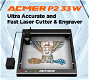 ACMER P2 33W Laser Cutter, Engraving at 24000mm/min, - 2 - Thumbnail