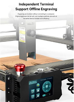 ATOMSTACK S10 Pro 10W Laser Engraver Cutter, 50W Machine Power, - 3