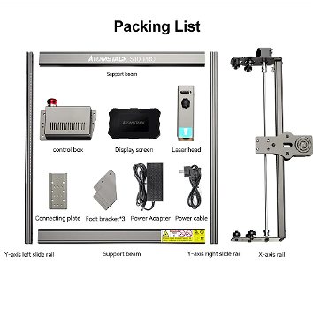 ATOMSTACK S10 Pro 10W Laser Engraver Cutter, 50W Machine Power, - 7