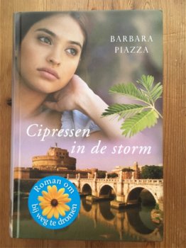 Barbara Piazza met Cipressen in de storm - 0