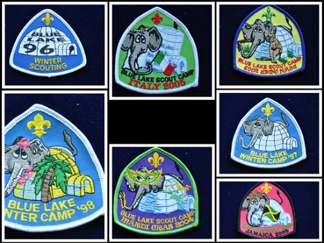 Verzameling scouting patches - 0