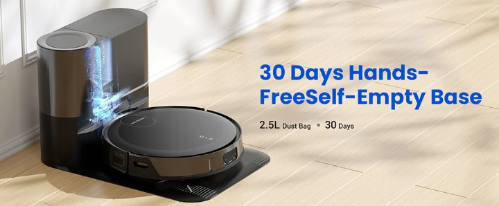 Proscenic X1 Robot Vacuum Cleaner with Self-Empty Base - 0