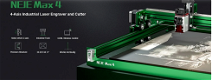 NEJE Max 4 Laser Engraver Cutter, 12W Laser Power - 0 - Thumbnail