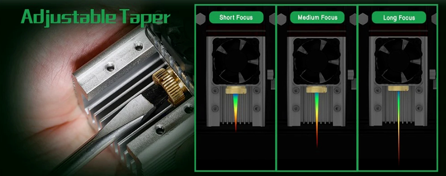 NEJE Max 4 Laser Engraver Cutter, 12W Laser Power - 2