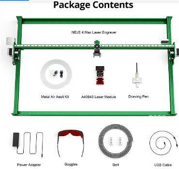 NEJE Max 4 Laser Engraver Cutter, 12W Laser Power - 7
