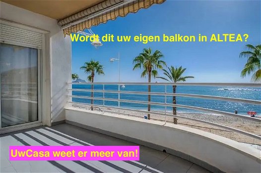 Uw eigen Appartement in ALTEA direct aan zee en met eigen parking en met - 0