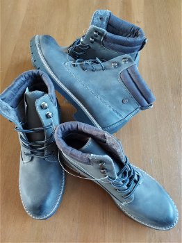 Leuke grijze Boots , gevoerd - 0