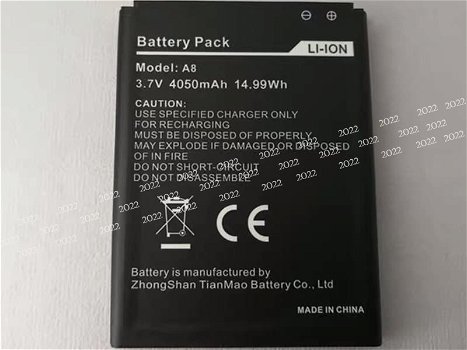 Buy AGM A8 AGM 3.7V 4050mAh/14.99WH Battery - 0