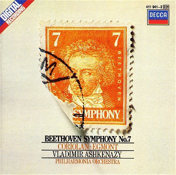 Vladimir Ashkenazy - Beethoven, Philharmonia Orchestra – Symphony No. 7 / Coriolan • Egmont (CD) - 0