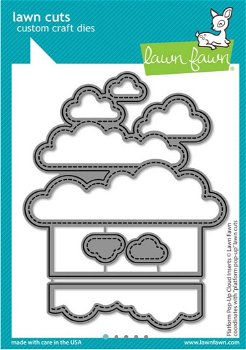 Lawn Fawn platform pop-up cloud inserts - 0