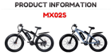 GUNAI MX02S Electric Bicycle 26*4.0 Inch Fat Tires 1000W 48V - 3 - Thumbnail