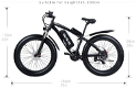 GUNAI MX02S Electric Bicycle 26*4.0 Inch Fat Tires 1000W 48V - 4 - Thumbnail