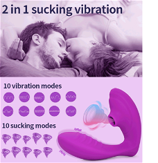Twee in een sucking vibration vibrator 01