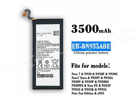 New battery 3200mAh/12.32Wh 3.85V for SAMSUNG EB-BN935ABE - 0