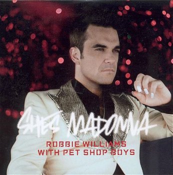 Robbie Williams With Pet Shop Boys – She's Madonna (2 Track CDSingle) Nieuw - 0