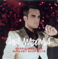 Robbie Williams With Pet Shop Boys – She's Madonna (2 Track CDSingle) Nieuw