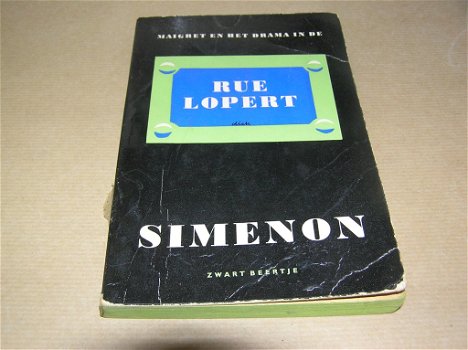 Maigret en het drama in de Rue Lopert-Georges Simenon - 0