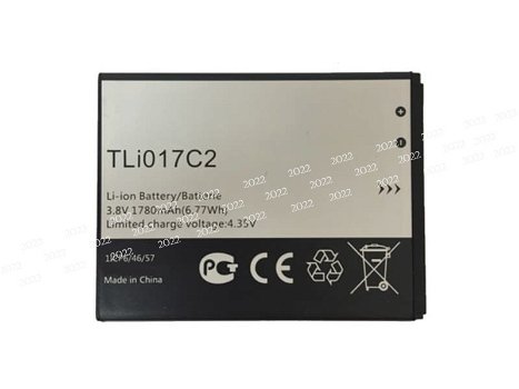 Battery for ALCATEL 3.8V 1780mAh/6.77WH Smartphone Batteries - 0