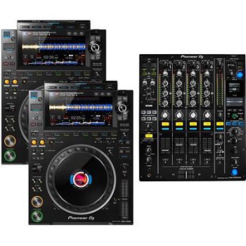 2x Pioneer CDJ 3000 / DJM 900 nexus 2 Mixer Full Complete Set - 0