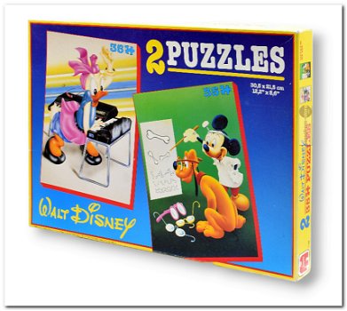 Walt Disney Puzzel (no. 1166) - Jumbo - 2x 35 Stukjes - 0