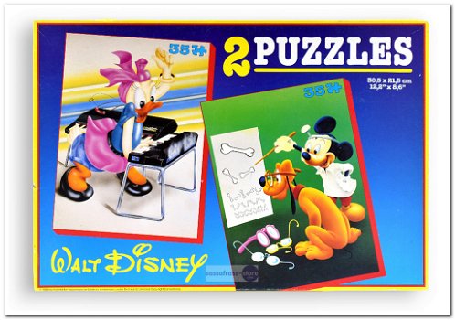 Walt Disney Puzzel (no. 1166) - Jumbo - 2x 35 Stukjes - 1