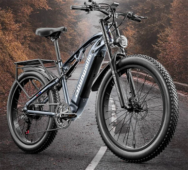 Shengmilo MX05 26 Inch Fat Tire Mountain E-Bike 500W - 1