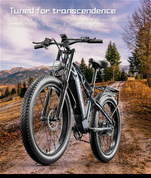 Shengmilo MX05 26 Inch Fat Tire Mountain E-Bike 500W - 2
