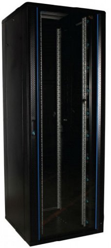 47U 19 inch serverkast met glazen deur 800x800x2200mm (BxDxH)