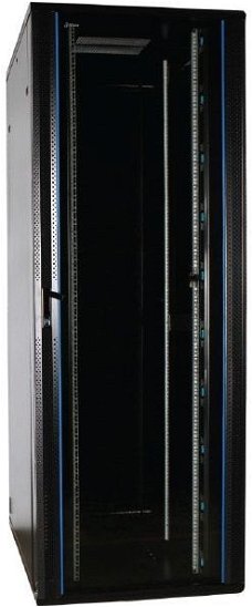 47U serverkast met glazen deur 800x1200x2200mm (BxDxH)