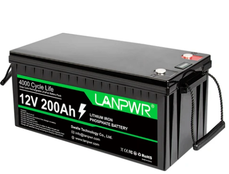 LANPWR 12V 200Ah LiFePO4 Lithium Battery - 0