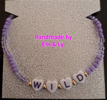 Nieuw handmade kralenarmbandje WILD - 0