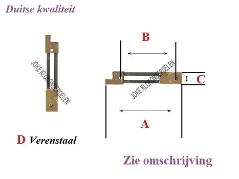 = Slingerveer = Franse pendule =443810 - 0