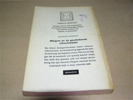 Maigret en de Geschaduwde Schoolmeester -Georges Simenon - 1
