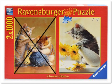 Spelende Katjes - Ravensburger - 1000 Stukjes - 1