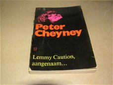 Lemmy Caution, aangenaam-Peter Cheyney