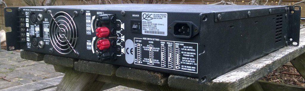 Versterker 2x 400 Watt, QSC RMX-850 - 7