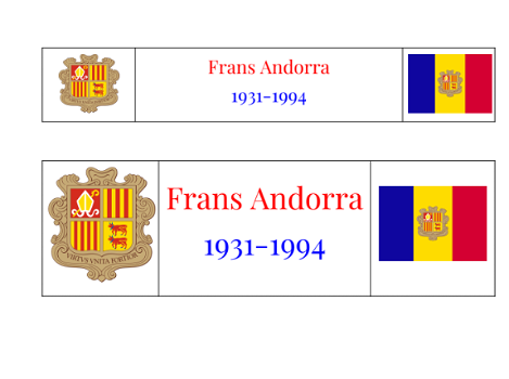 Album voor alle postzegels van Frans Andorra van 1931-1994, 47 pagina's - 1