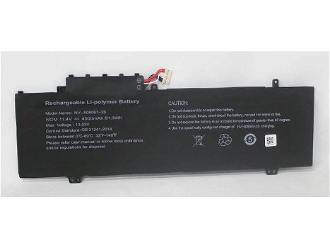 New Battery Laptop Batteries GATEWAY 11.4V 4500mAh/51.3Wh - 0