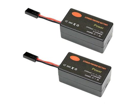 Battery for PARROT 11.1V 2000mAh/7.6WH RC Drone Batteries - 0