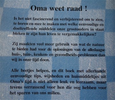 Het nieuwe boek Oma Weet Raad! van Monique van der Meij. - 1