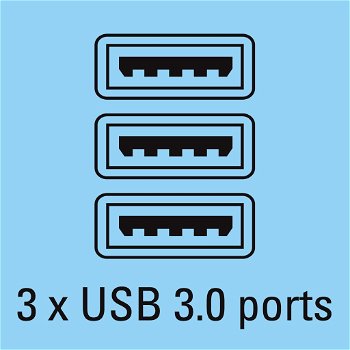 USB-C to 3x USB 3.0 Hub + PD - 6