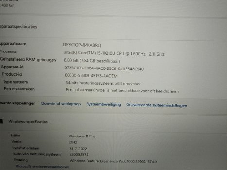 HP Probook 430 G7, Intel Core i5 10210U, 8GB DDR4, 256GB SSD - 5