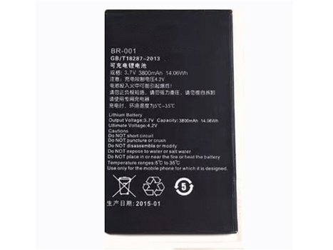 High Quality Smartphone Batteries BROR 3.7V 3800mAh/14.06WH - 0