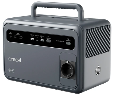 CTECHi GT600 600W 384Wh Portable Power Station - 0