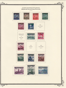 voorbedrukte postzegelalbums , slechts 15 cent per pagina! goedkoper dan zelf printen ! deel 2 - 1