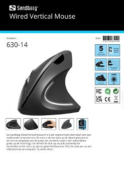 Wired Vertical Mouse - 4